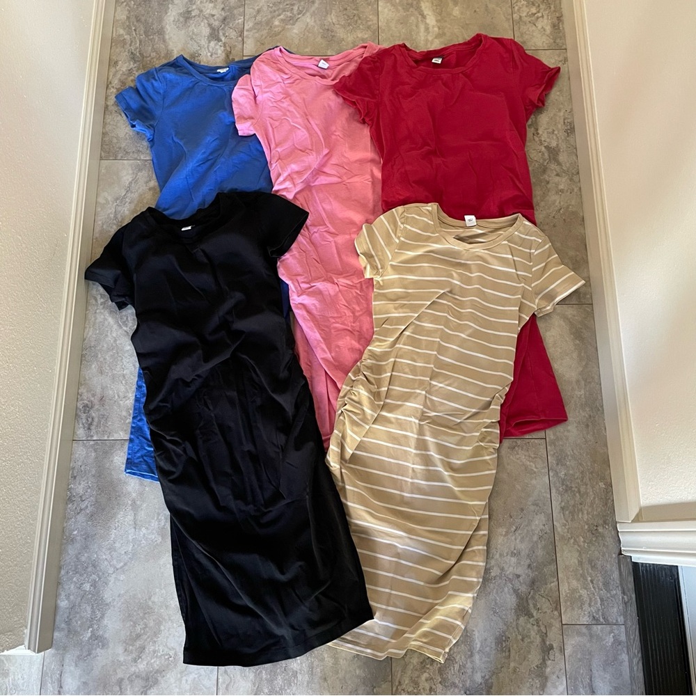 Old Navy Maternity Body Con Dress Bundle